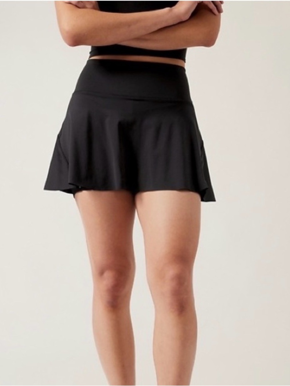 Athleta Ace Tennis Skort Athleta Black Active Skort Black Athletic skirt